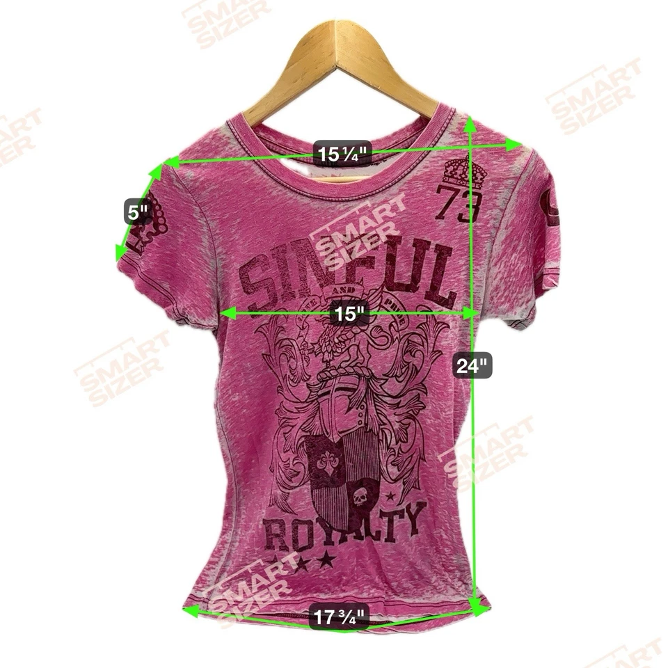 Camiseta Sinful By Affliction Pink Love And Pride 1973 MMA Grunge Biker Y2K Foto 3 de 4