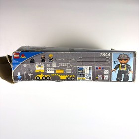 VTG Lego Duplo 7844 Airport Rescue Truck Box Minifigures Partial Manual *READ