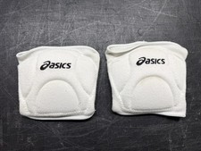 ASICS Knee Pads Volleyball White Unisex One Size Cushioning Lightweight