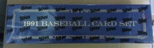 1991 TOPPS TIFFANY EDITION BASEBALL SET (CELLOPHANE WRAPPED & GOLD STICKER)
