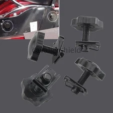 Black Saddlebag Lock Mounting Theft Deterrent Bolt Screw For Harley Touring FLHT