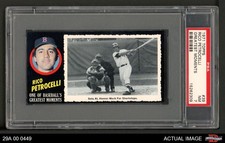 1971 Topps Greatest Moments #39 Rico Petrocelli Red Sox DOUBLE-PRINT PSA 7 - NM