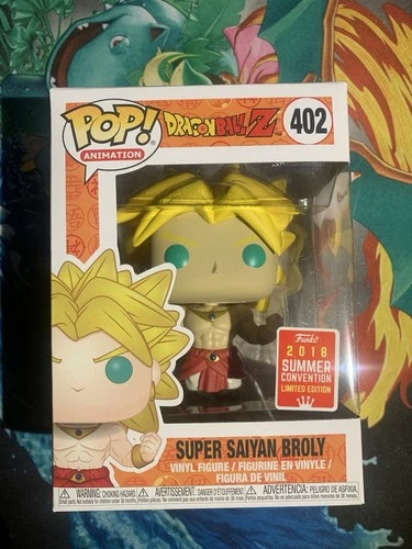 Funko Pop! Dragon Ball Z Super Saiyan Broly #402 2018 Summer Convention