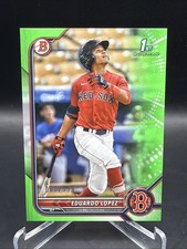Eduardo Lopez 2022 Bowman - Prospects #BP-134 Neon Green Border /399 (RC)