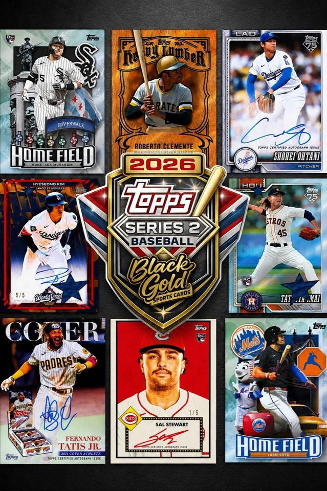 2026 Topps Series TWO Baseball RELEASE DAY!!! $1 STARTS!!!