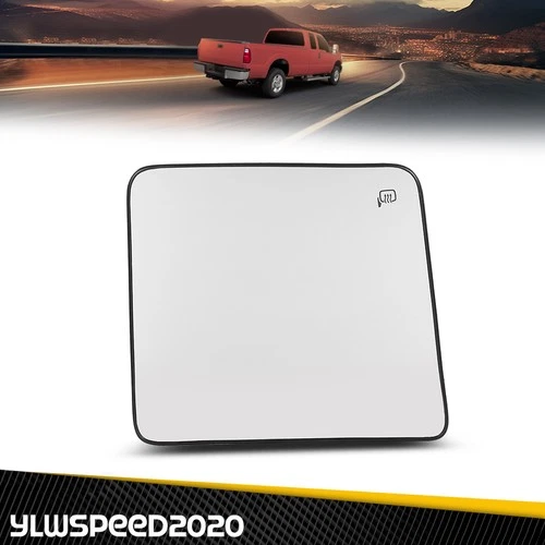 Tow Mirror Glass Upper Heated Passenger Right Fits 2008-2016 Super Duty F250 350