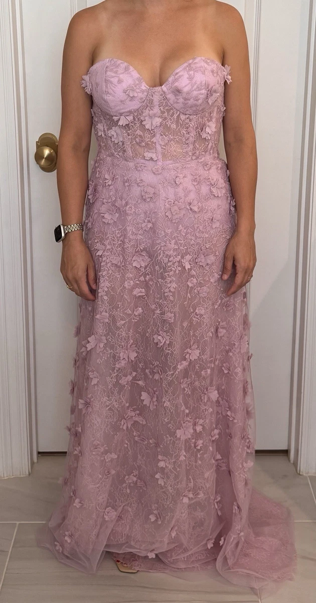 BCBG maxazria ロングドレス パープル BCBGMAXAZRIA Long Floral 