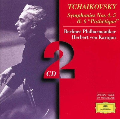 Tchaikovsky: Symphonies no 4, 5, & 6 / Karajan, Berlin PO