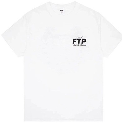 FTP 『15yrs Anniversary』 L size FTP 15 Year 15th Anniversary Graphic Logo Tee T-Shirt White Size X