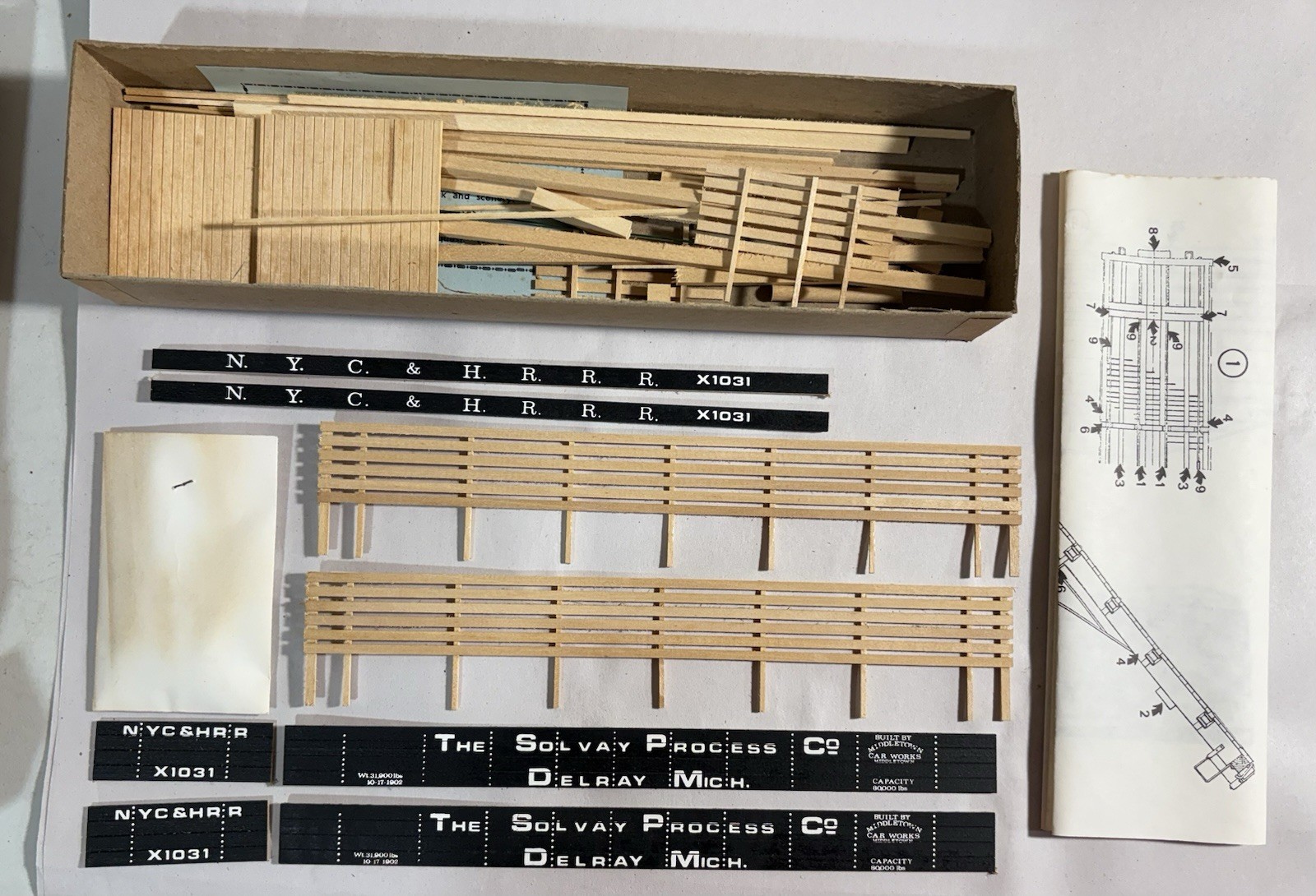 Vintage Main Line Models O Scale 36' Gondola Coke Car Kit OGC-1 NYC & HRRR NOS