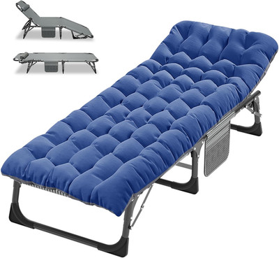 Camping Cot Extra Wide Heavy Duty 1200D Oxford Folding Bed w/ Portable Camping