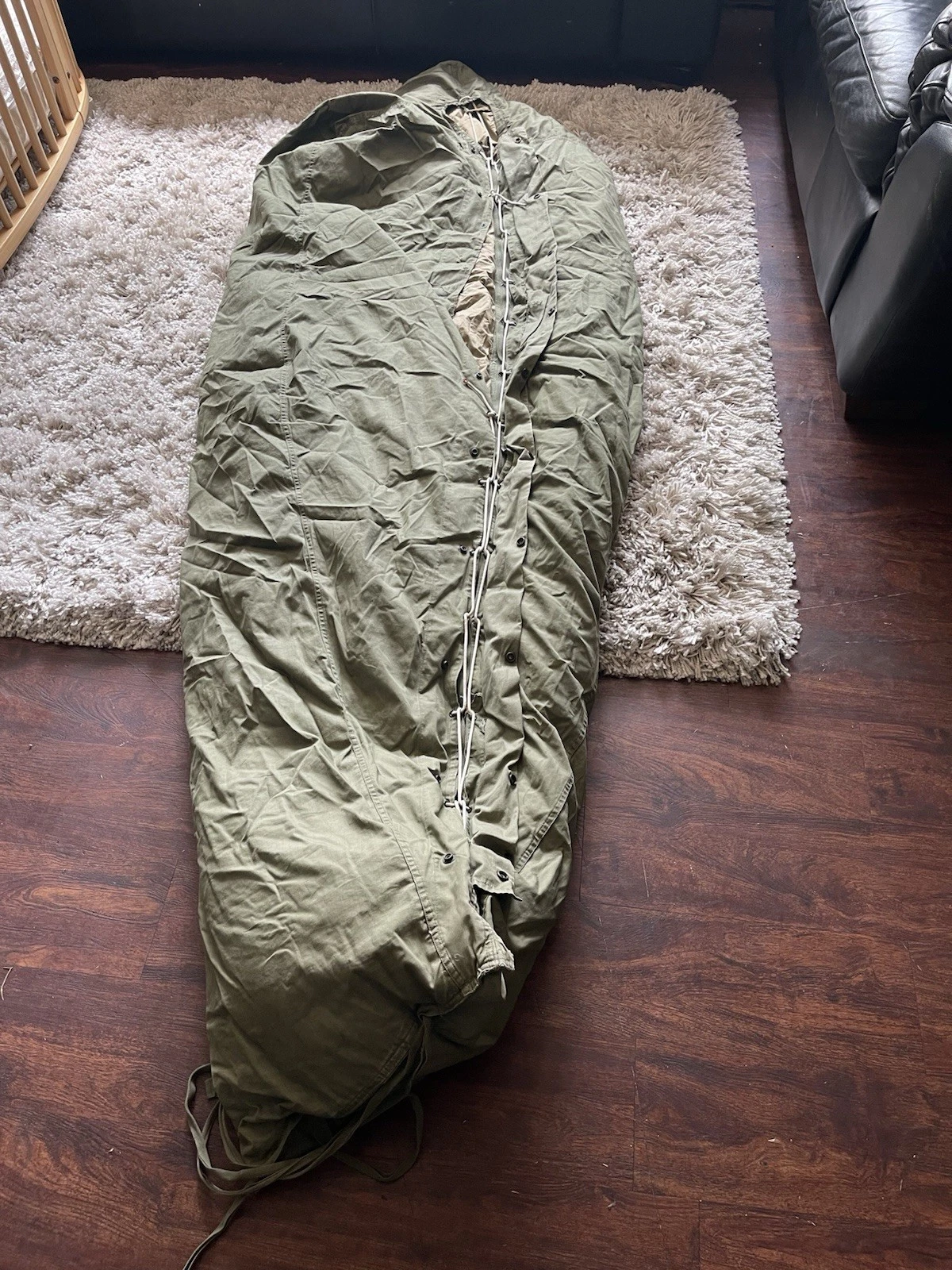 M-1945 Sleeping Bag (Down) With Cover And Original Case -COMPLETE Kit-