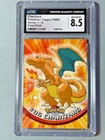 Vintage Pokemon Charizard TOPPS 1999 First Print Graded CGC 8.5 Card