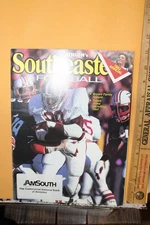 1982 Athlon's Southeastern Football Magazine Anniston Alabama Amsouth Bank