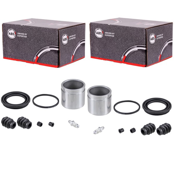 2X A.B.S. Bremssattel RAPARATUR-SATZ Vorne Passend FüR Hyundai Accent Elantra I2-image