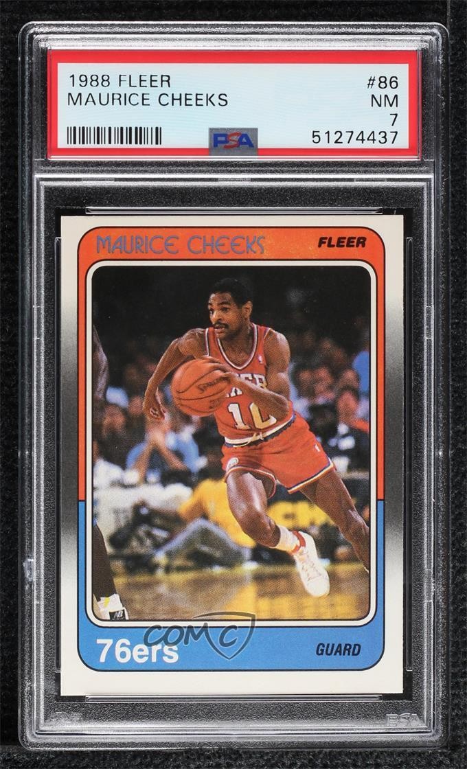 1988 Fleer FLEER #86 Maurice Cheeks front