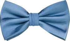Mens Solid Color Adjustable Pre-tied Bow Tie for Men Party Wedding