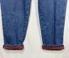 Vintage L.L. Bean Womens Flannel Lined Cotton Jeans Size 16 Regular Blue Denim — photo 3