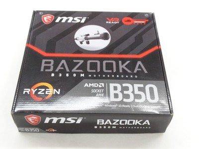 MSI Bazooka B350M PC Motherboard with AMD Rizen