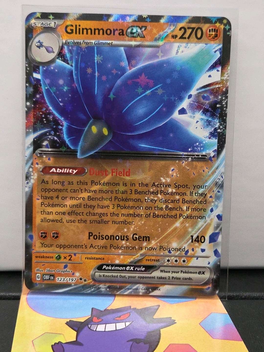 Glimmora ex 123/197 SV03: Obsidian Flames Holo