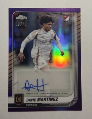 2025 Topps Chrome MLS David Martinez Auto /75