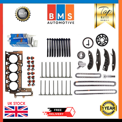BMW MINI N47D20 N47 1.6 2.0 D TIMING CHAIN KIT HEAD GASKET BOLT KIT WITH REBUILD
