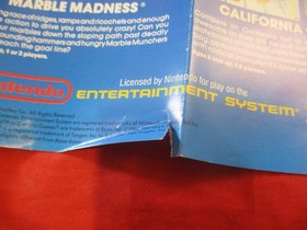 California Games Milton Bradley Nintendo NES pieghevole promo poster inserto SOLO S