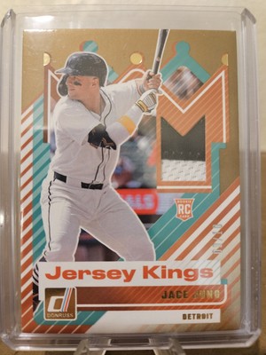 2025 Panini Donruss Jace Jung Prospect Jersey Kings #JK-JJ Gold /10
