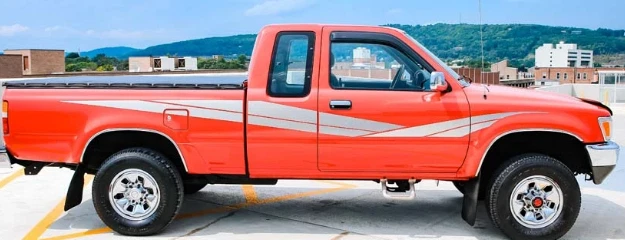 VINTAGE RETRO STYLE VINYL GRAPHICS DECALS SET FIT   89/94 TOYOTA PICKUP - Image 3 of 4