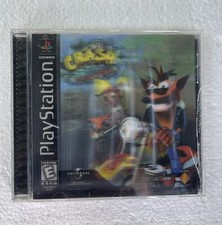 Crash Bandicoot Warped Sony PlayStation, 1998 PS1 COMPLETE W/ Holo 3D Manual