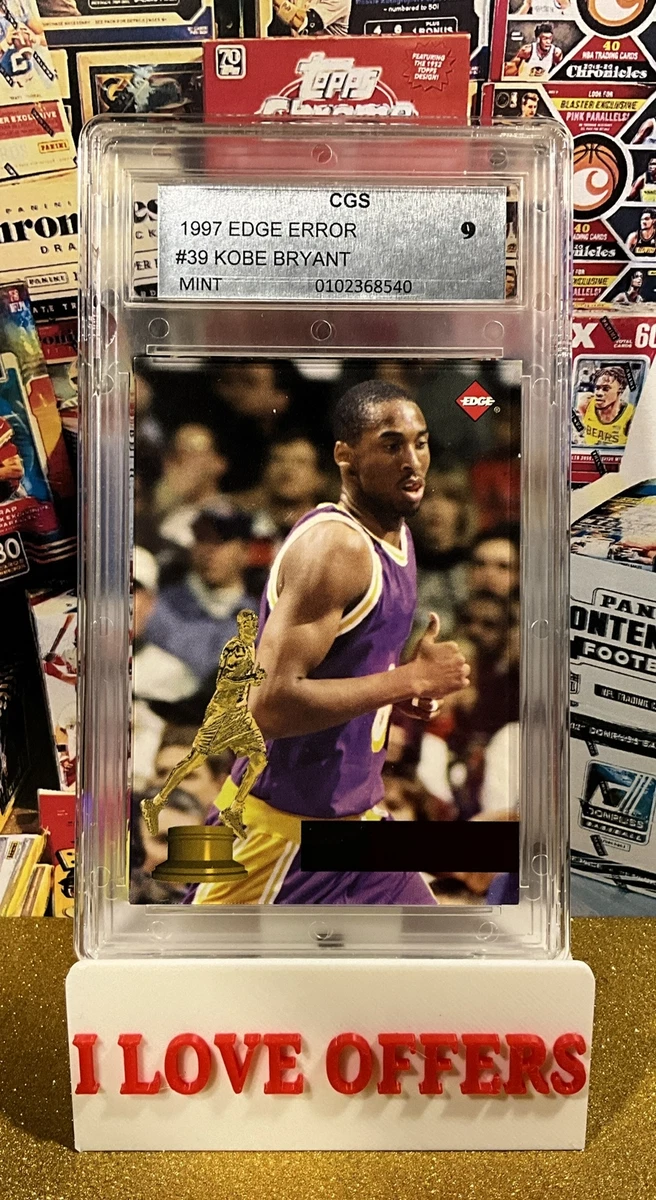 Kobe Bryant Basketball Original Misprint Sports Trading Cards