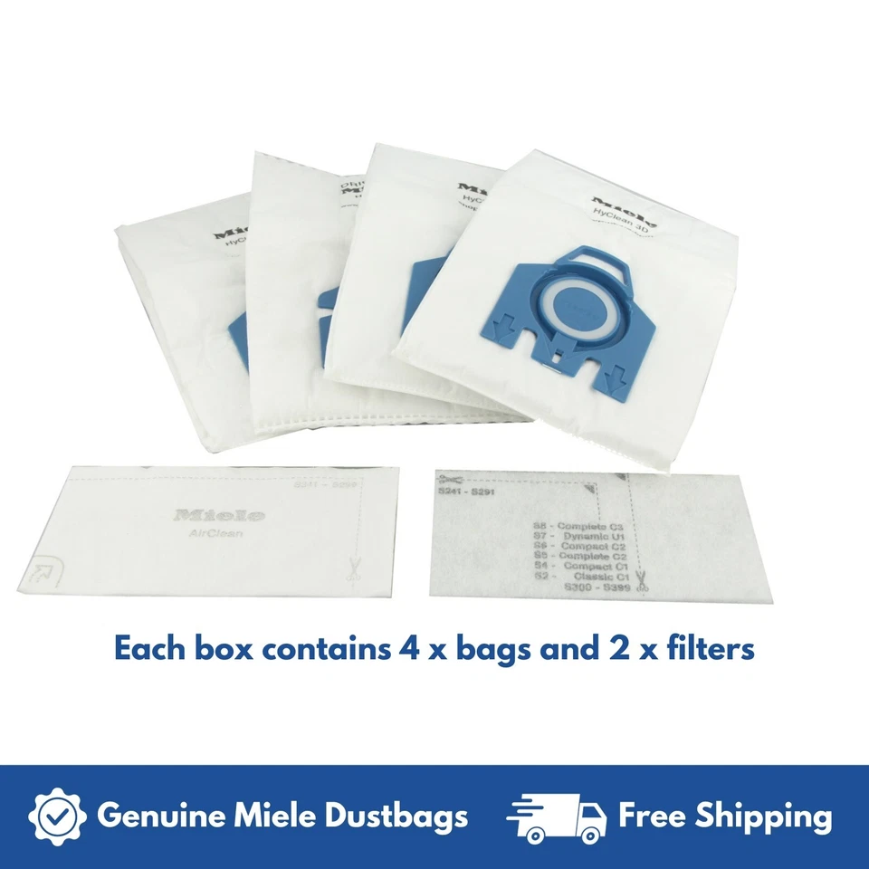 Miele Genuine Vacuum Bags GN Hyclean Pure x 2 boxes - image 2 of 4