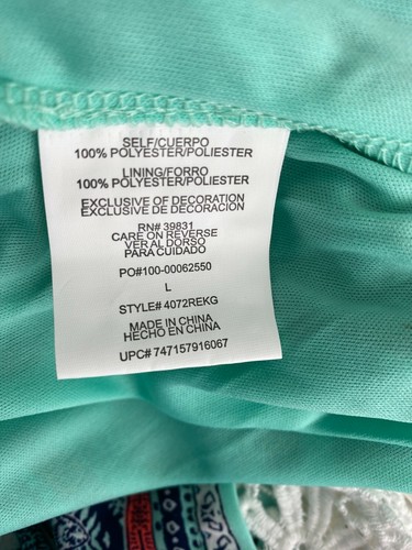 Romper Girls Large Jumper Blue Cold Shoulder Elastic Waist Short My Michelle NWT - Picture 8 of 9