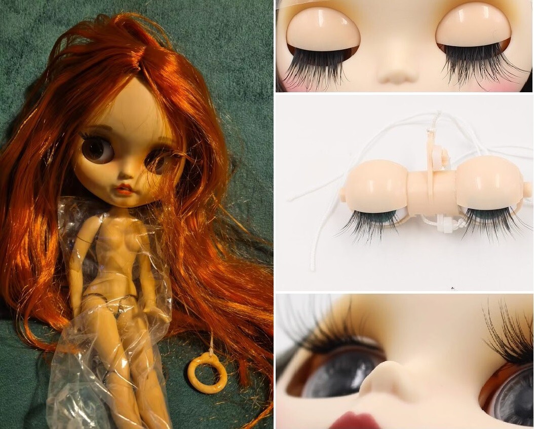 Neo Blythe Doll with Open Close Eyes Tan Skin Pouting Mouth BJD Puppet Toys Gift