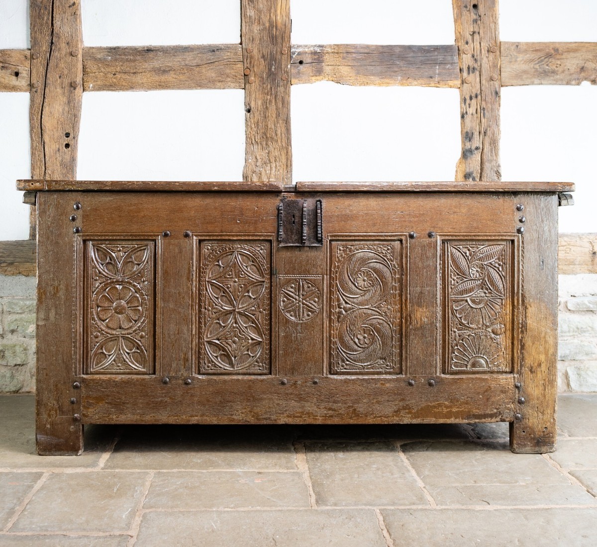 16th Century Gothic Oak Chest, Normandy, France, Circa 1500 | eBay