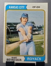 1974 Topps #454 Kurt Bevacqua ROYALS baseball card⚾️G/VG