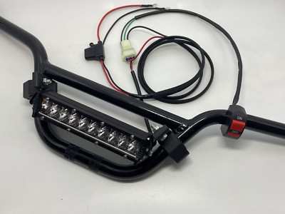 LED Scheinwerfer Lichtleiste Kabelbaum Webstuhl Kit Plug & Play Universal Motorrad