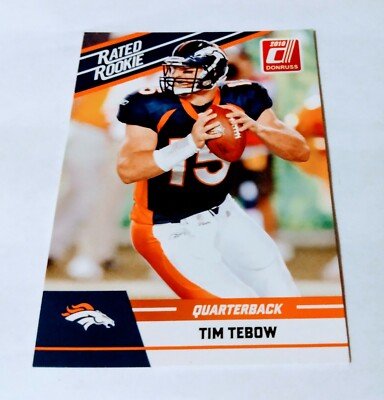 2010 Donruss Tim Tebow Rated Rookie Card #96 RC Jacksonville