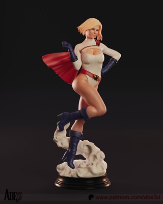 Power Girl 3D Print Unpainted/Unassembled