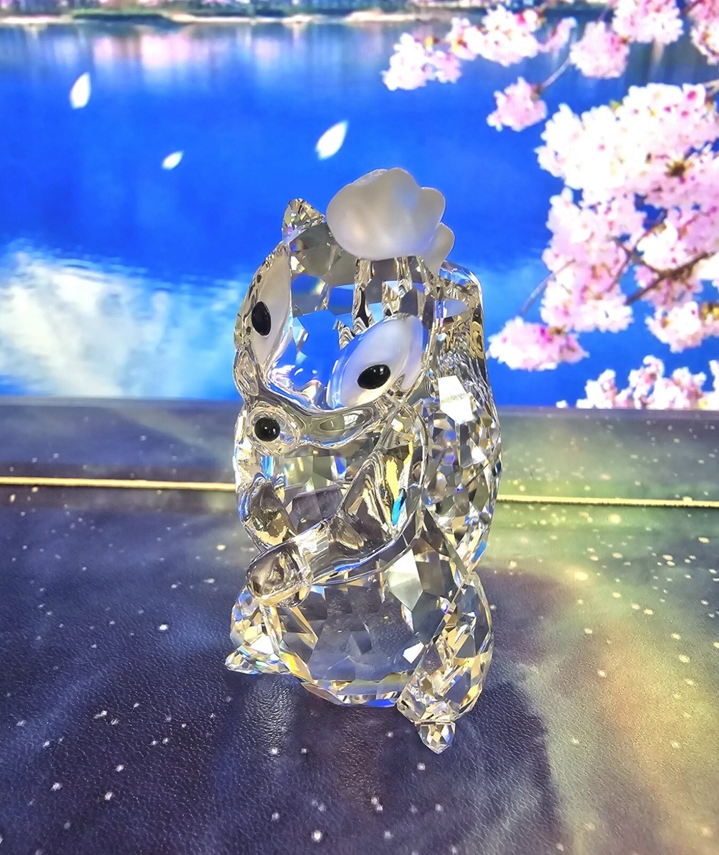 Swarovski Disney Flower Skunk (Bambi's Friend) Crystal Figurine