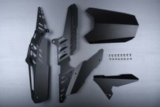 Black Alu Rear Fender Mudguard Chain Guard For YAMAHA YZF R25 R-25 YZF-R25 2013-