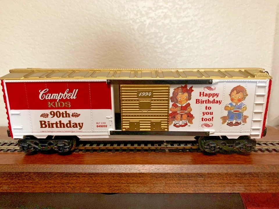 CAMPBELL's KIDS 90th BIRTHDAY BOX CAR - O SCALE K-LINE K649202 CAR - NEW NIB - Image 2 of 4