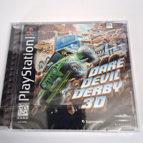 Dare Devil Derby 3D (PlayStation 1 PS1) Brand New, Factory Sealed