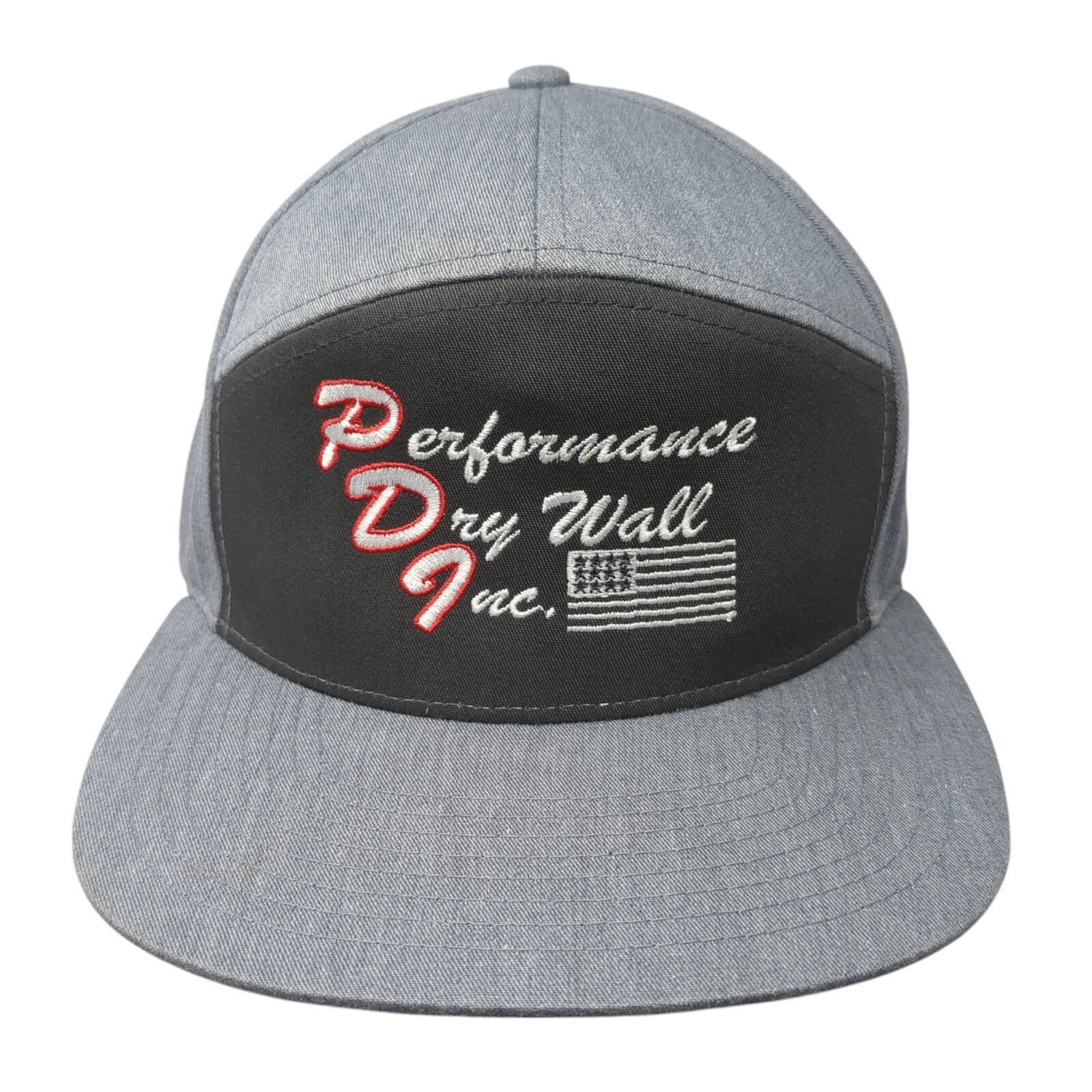 Performance Drywall Inc Slideback Hat Gray OS Adj… - image 1