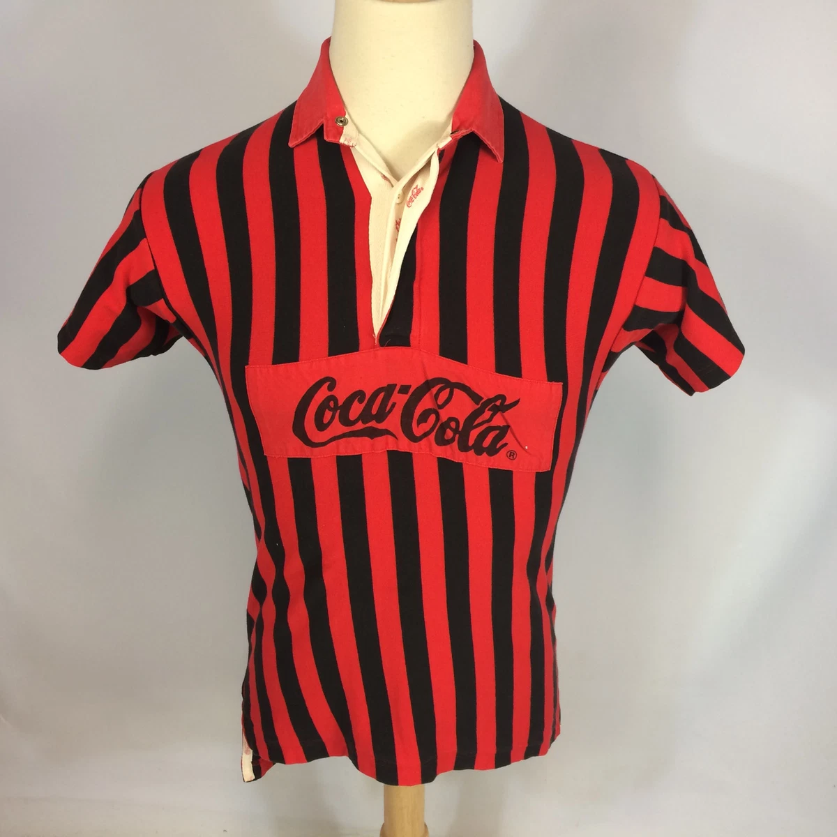 80's coca cola rugby shirts