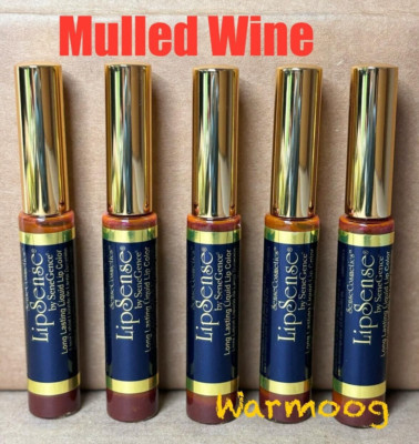 Lipsense Senegence Liquid Lip Color  Mulled Wine | lot of 5 | new sealed