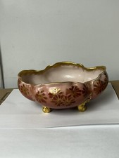 The Best 19th c H C L FRANCE Haviland  Co. Limoges PORCELAIN FLORAL LARGE BOWL