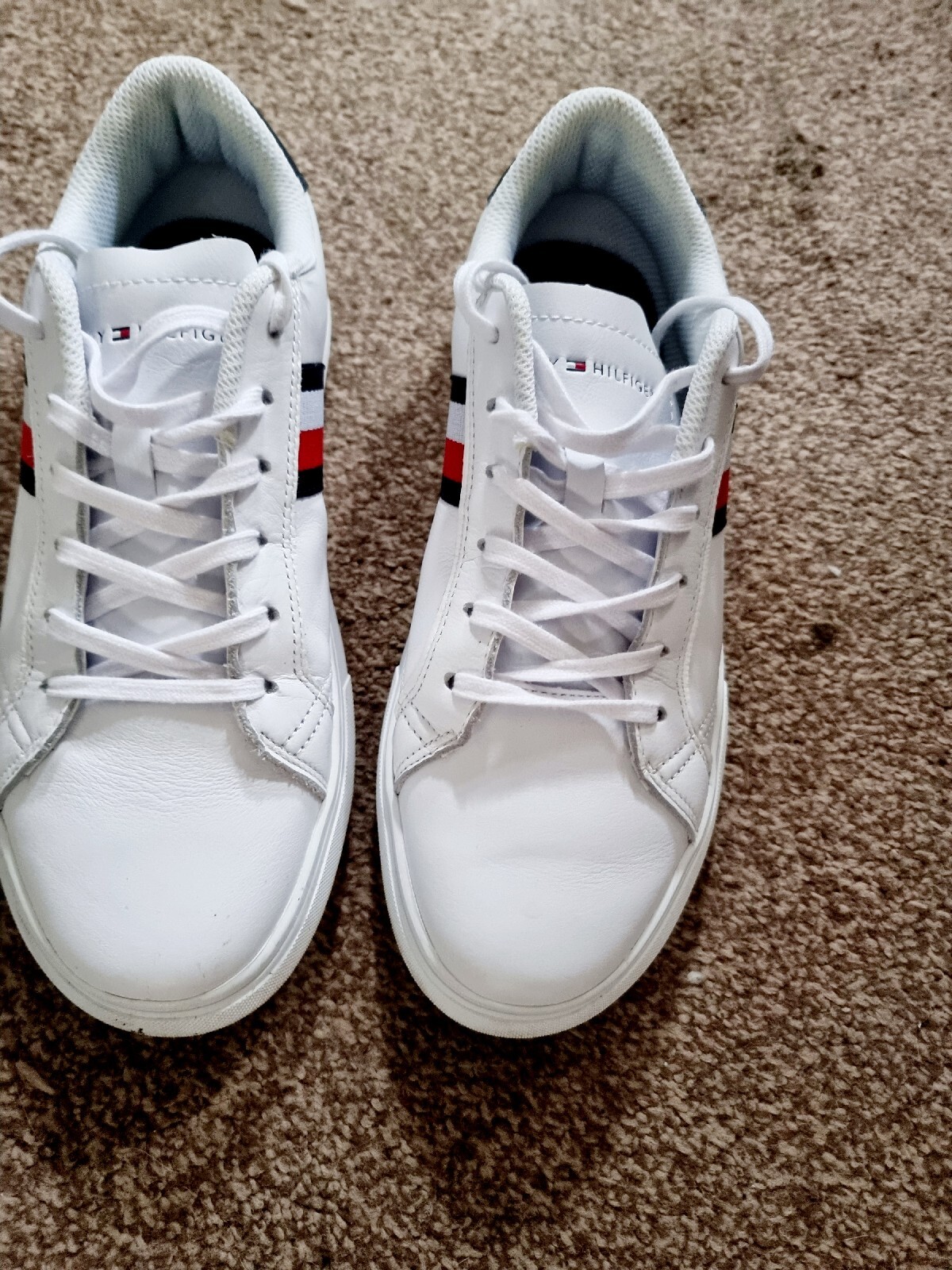 Women Tommy Hilfiger Essential Stripes Sneakers Size 6.5 Uk image 5