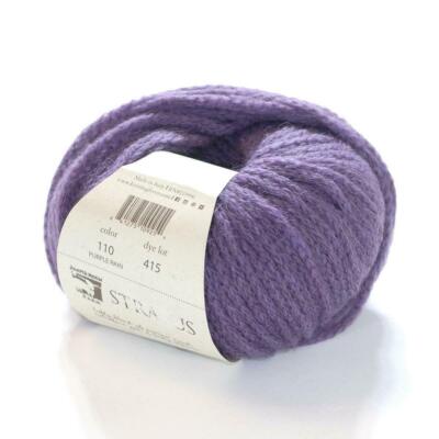 Juniper Moon Farm STRATUS Merino Yak Alpaka Wolle Garn 50g - Lila Regen 110