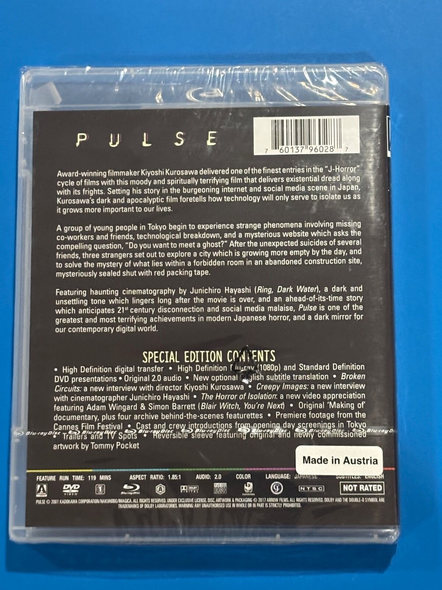 Pulse (Blu-ray, 2001) for sale online | eBay